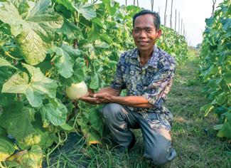 expo photos alimentation durable au Cambodge