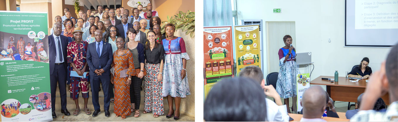 participants à l'évènement 30 ans organisés par Agrisud à Abidjan