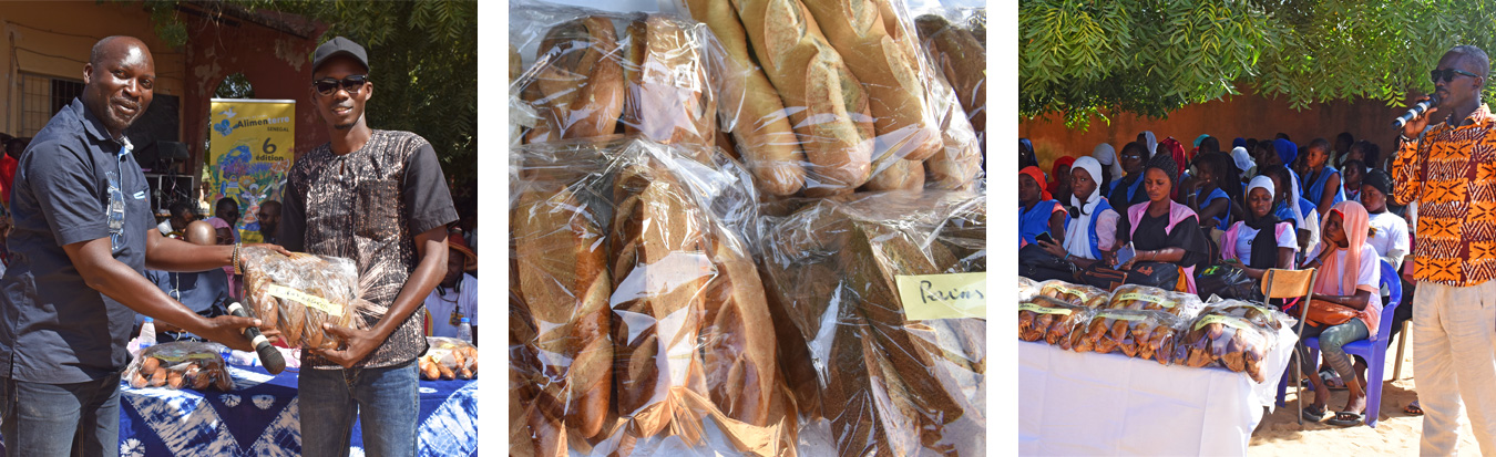 Dégustation de produits locaux au Festival ALIMENTERRE à Fatick, Sénégal