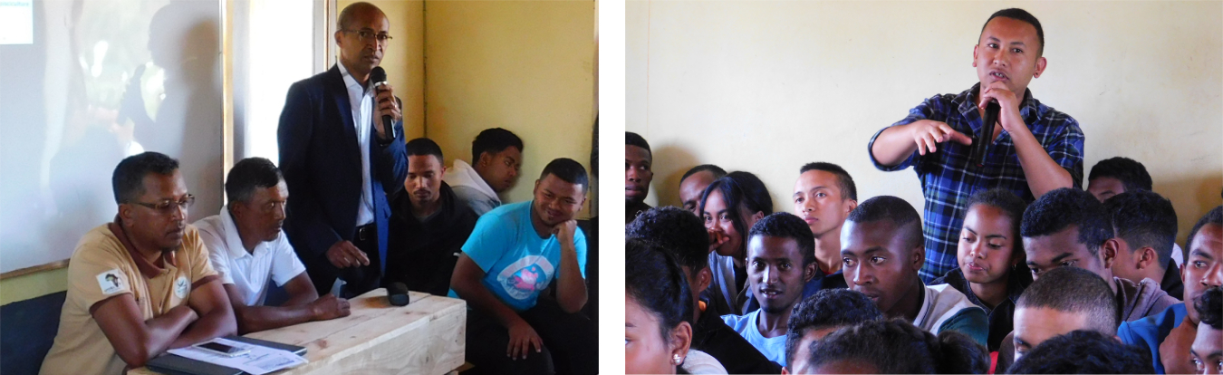 Intervenants et participants au Festival ALIMENTERRE à Madagascar