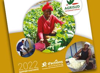 icone sortie du rapport d'activité 2022 d'Agrisud
